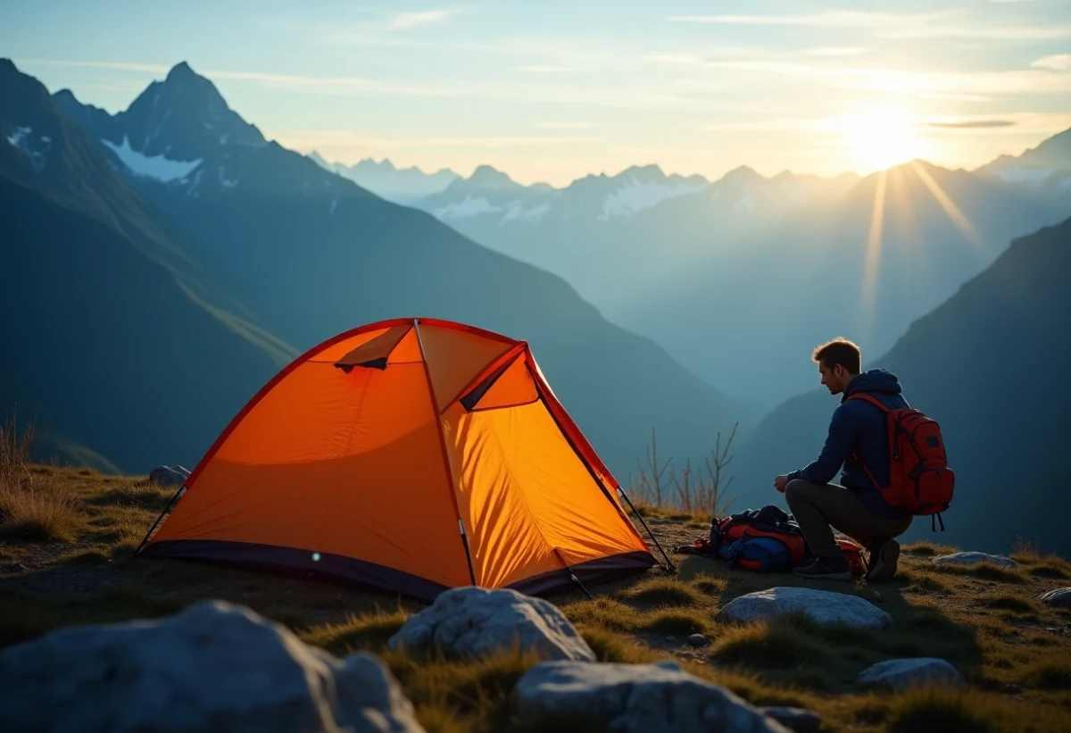 Choix de la meilleure tente légère pour randonnées et camping